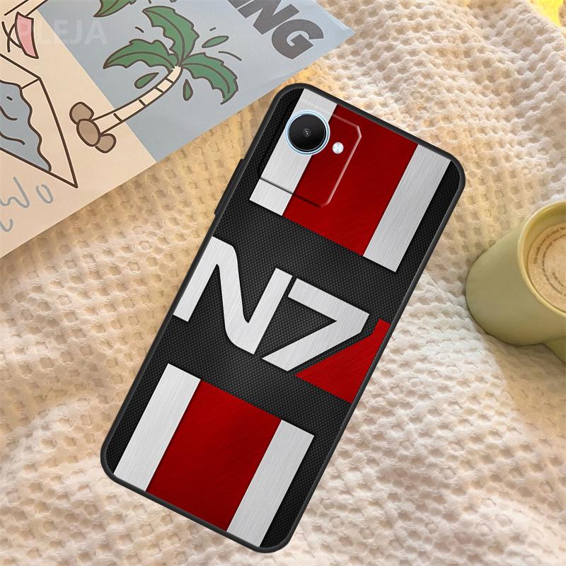 Чехол N7 Mass Effect для Realme GT6 GT7 Pro C67 C65 C63 C61 C55 C53 C51 C35 C71 C75 11 12 13 14 15 Pro Plus
