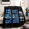 SK Slovan Bratislava Theme Blanket Suitable For Beds Sofas And Camping Perfect For Both Men And Women Comfortable Bedding All Year Round
