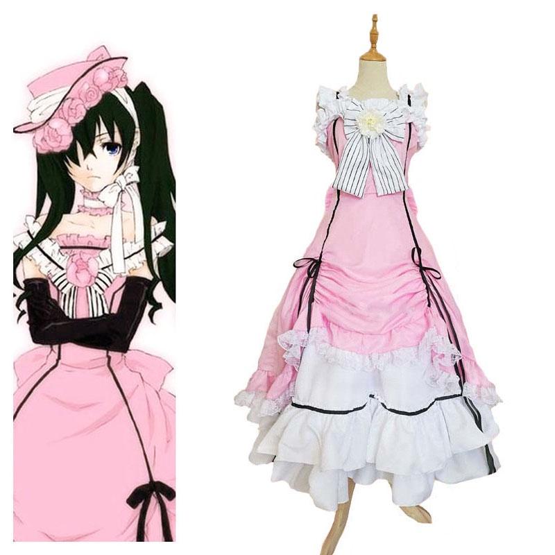 Изысканное викторианское платье Сиэля Фантомхайва из аниме «Темный дворецкий», костюм для косплея для женщин