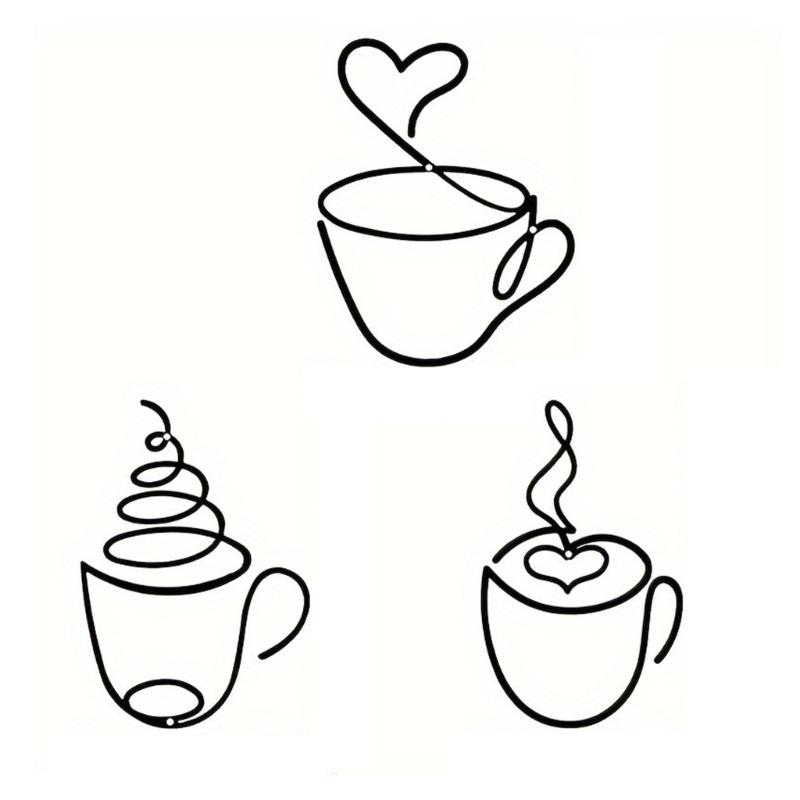 652F Metal Coffee Sign Wall Decors for Home Kitchen Cafe Restaurant Coffee Station Gift for Coffee Lover Birthday Christmas