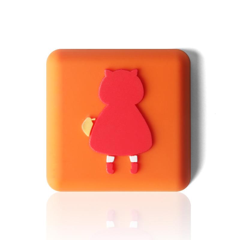 Оригинальная мультяшная силиконовая накладка для предотвращения столкновений на двери, утолщенная стенка, защитная накладка для дверной ручки, угол стола, задняя амортизация, бесшумная и противоударная