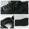 Fashion Men's Casual Boots New High-top Men's Boots Work Business  Side Zipper Men's Sneakers Leather  2024
