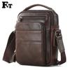 Genuine Leather Shoulder Bags For Men Messenger Bag Vintage Tote Crossbody Bags Handbag