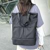 Backpack Men Women Solid Color Large Capacity Nylon Backpack