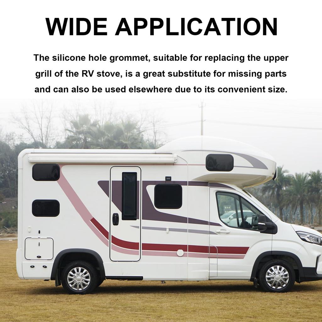 30 шт. Резиновые втулки для автодома - 5 мм Подставки/ножки/заглушки для кастрюль для Dometic/Smev/Thetford