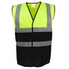 Yoko Unisex Adult Two Tone Hi-Vis Vest