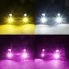 KaiDengZhe Switchable LED Fog Pure 36 Universal for Car Easy of 3-Color Lights, H8/H11/H16, White/Yellow/Purple, SMD, 3000LM, Dimmable, Warm/Purple,