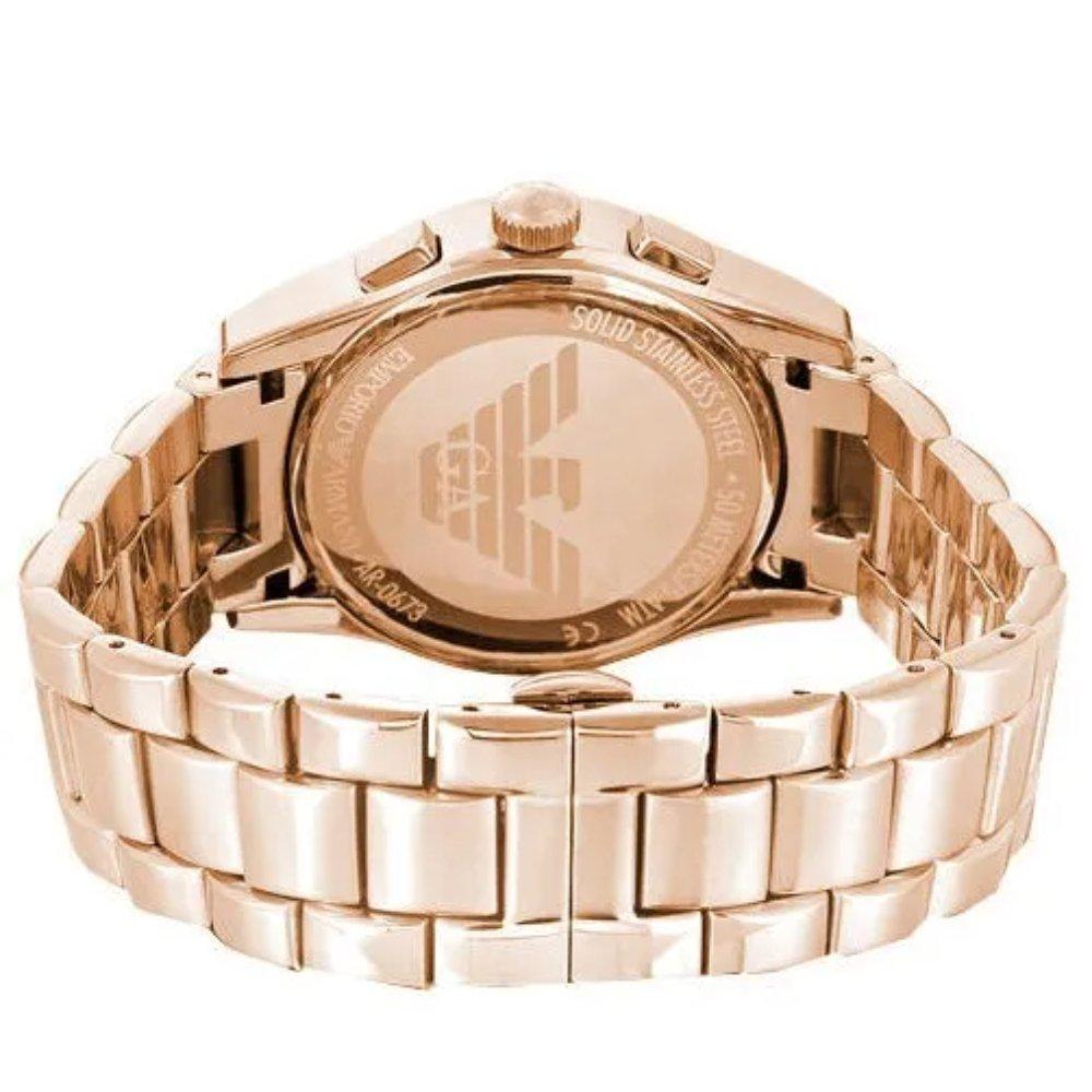 Emporio Armani AR0365 Rose Gold Chronograph Men's Watch