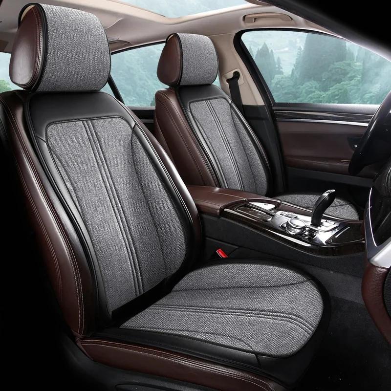 Универсальный стиль льняной чехол для сиденья автомобиля подушка для HONDA Shuttle URV Inspire XRV HRV Pilot Element Insight Prelude автомобильные аксессуары