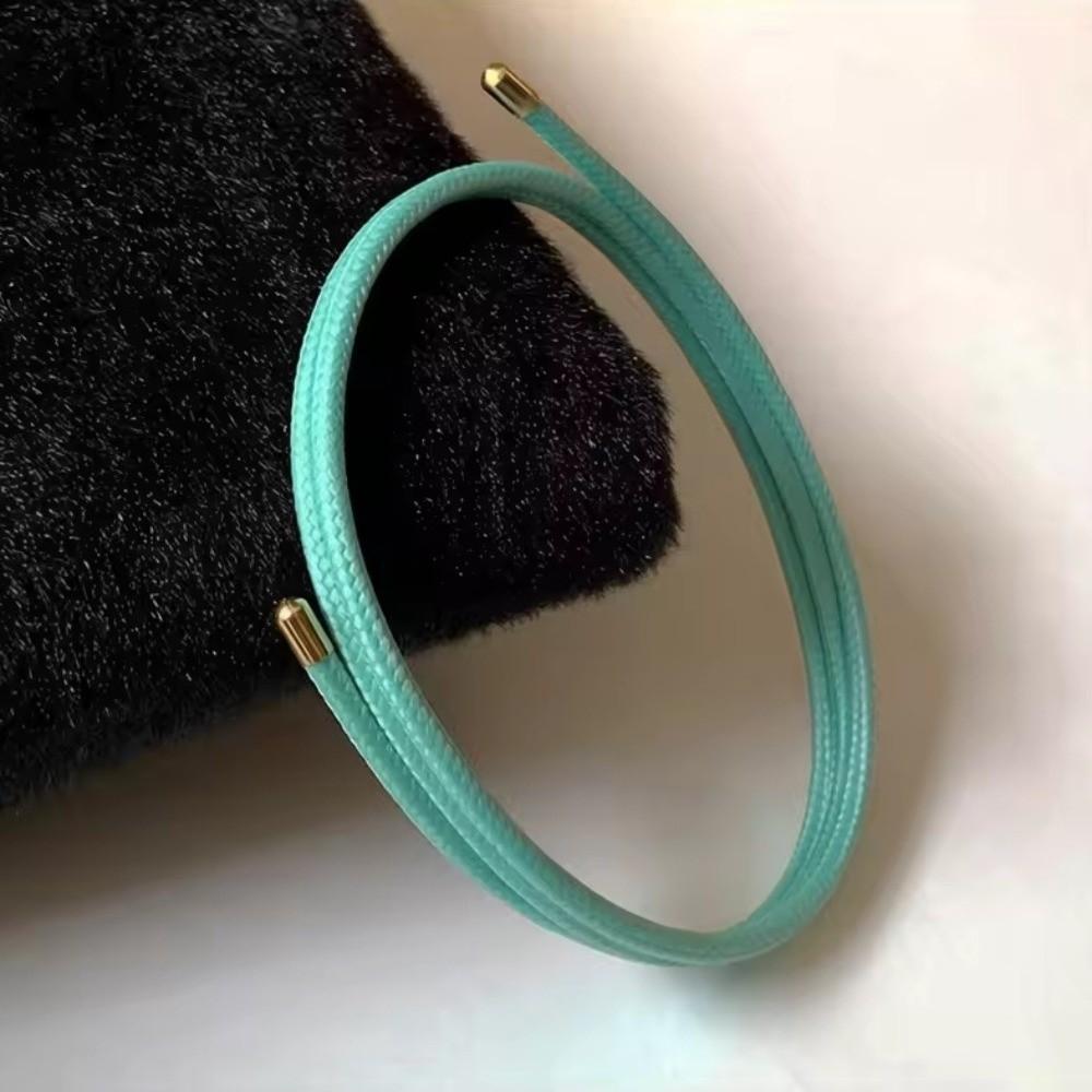 Adjustable Magnetic Rope Bracelet Multicolor DIY Beaded Rope Pendant Accessories