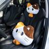 30cm Simulation New Big Tail Fat Cat Car Seat Cushion Pillow Filled Plush Toy Cartoon Anime Cute Home Gift for Friends Fun Doll