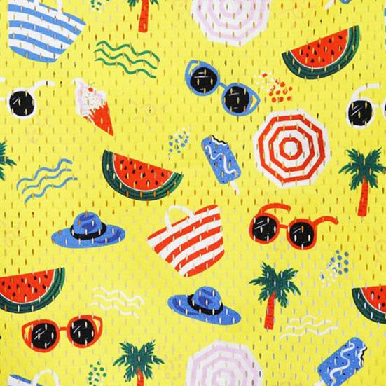 Жилет для собак с круглым вырезом и принтом ананаса без рукавов, дышащие летние рубашки для собак и щенков