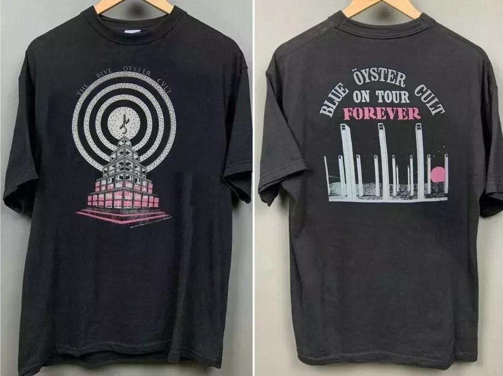 Blue Oyster Cult On Tour Band Black 2 Side Vtg T-shirt Unisex S-5XL Unisex T-Shirt