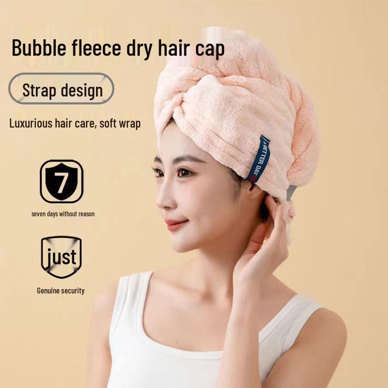 Ultra-Absorbent Quick-Dry Double-Layer Hair Drying Cap - 2025 New Style Wrap