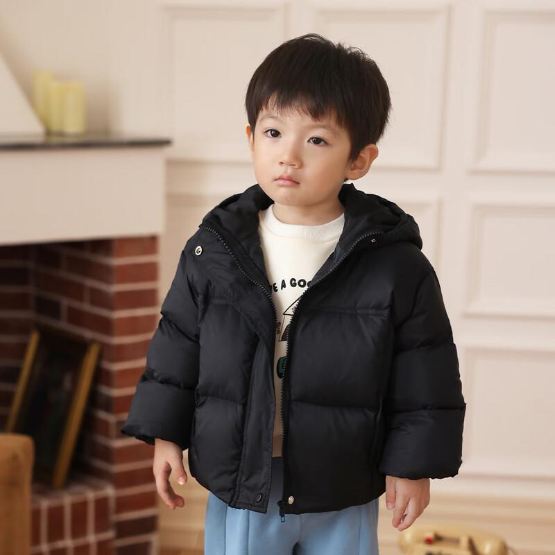 LUSON Boys' DuPont Triple-Protection Hooded Puffer Down Jacket