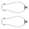 Pack of 2 Lamp Shade Harp Holder Support Bracket Set Lamp Part Light Accessory Hardware Texture for E26 Light Bases