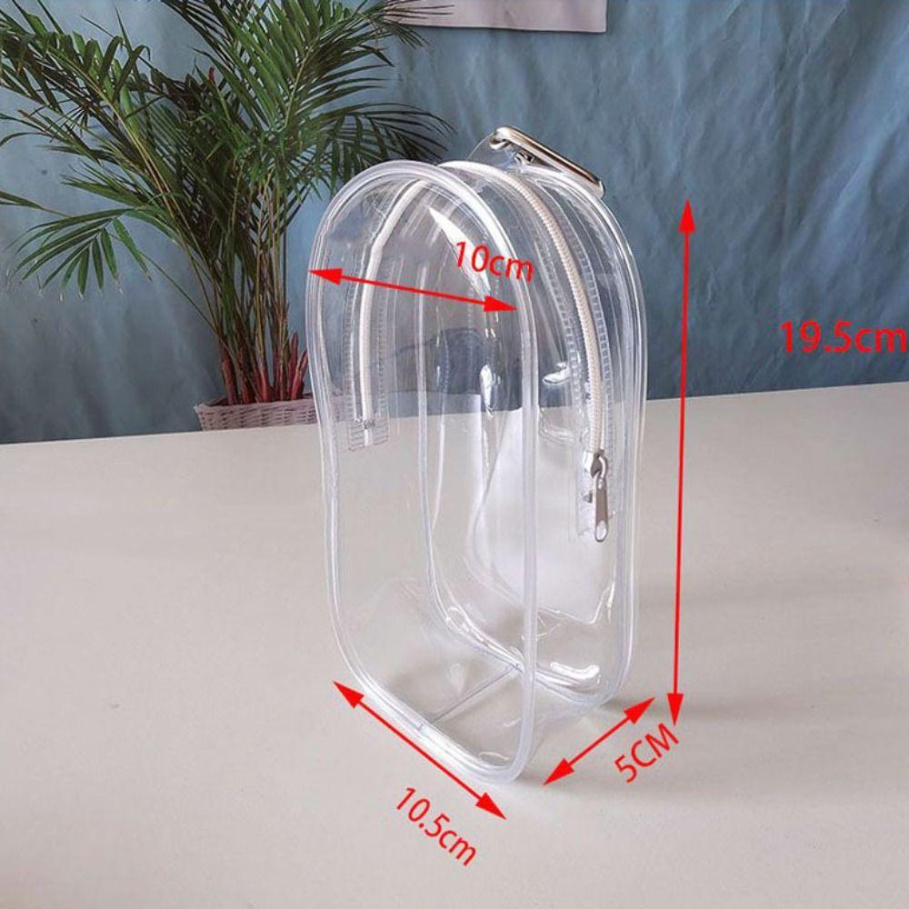 Transparent Doll Outdoor Bag 19*10CM Storage Case Toy Doll Display Box