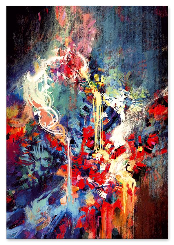 Абстрактный постер - абстрактная живопись