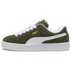 Puma Suede XL Dark Olive Unisex Sneakers Green White 395205-13