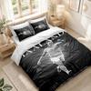 Bedding Set 1 Duvet Cover 2 Pillowcases Erling Haaland Print Bedroom Home Decoration