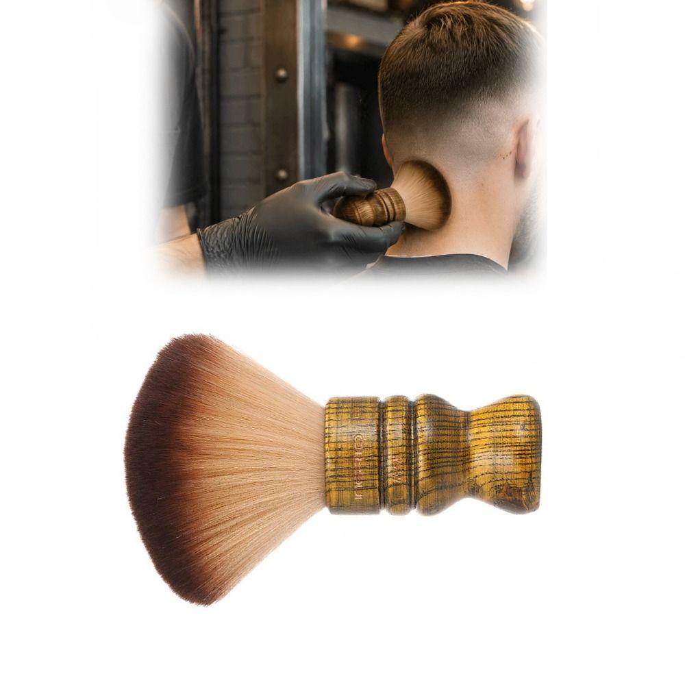 15cm Length Barber Neck Brush Nylon Hair Professional Neck Brush Neck Duster Brush  Haircut Shaving
