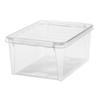 Storage Box - SMARTSTORE - Classic 15 - 14 Litres - Transparent - Black Clips