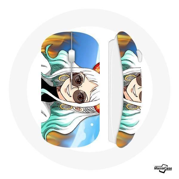 Беспроводная мышь - MANIACASE - One Piece Ямато - Совместима с Mac и ПК - WiFi USB-ключ - Белый
