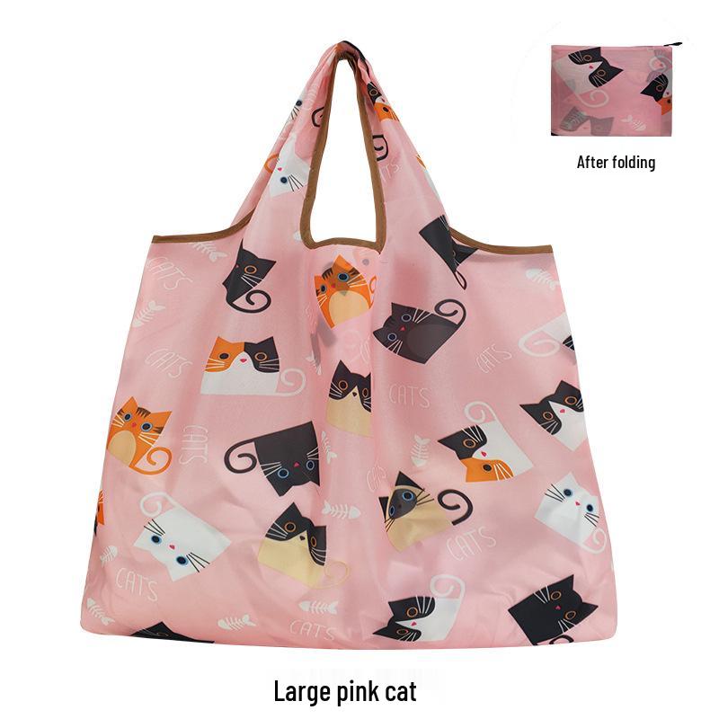 Сумка-тоут Микки: Большая, Складная, Экологичная, Водонепроницаемая Хозяйственная Сумка из Ткани Оксфорд