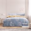 Mercury Home Textiles Хлопок 40-й плотности Комплект постельного белья из 4 предметов - Дизайн 'Академический пруд с лотосами'