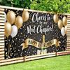 2D plane festive retirement celebration theme decoration multi-functional background fabric polyester fiber