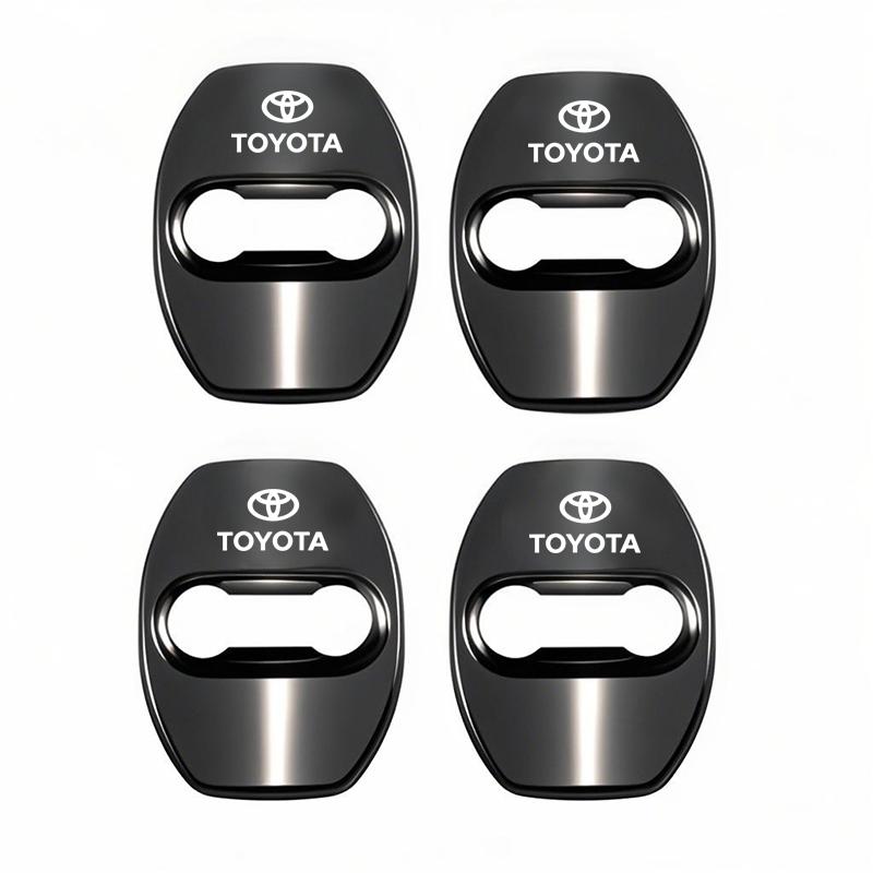 Car Anti-Collision Rustproof Door Latch Protective Caps For Toyota Corolla Yaris Aygo Prius CHR Camry Auris Avensis 4Runner TRD