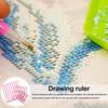 3 шт. Инструмент-линейка для рисования стразами Сделай сам Шаблон-квадрат для искусства стразами Инструмент для выравнивания Аксессуары-гиды для рисования стразами Подарок для энтузиастов