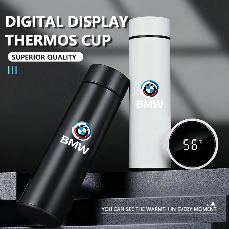 MLKB2 Car Temperature Display Thermos Cup Stainless Thermos Bottle For BMW M M2 M3 M4 M5 M6 E46 E90 E60 F30 E39 X1 X3 X4 X5