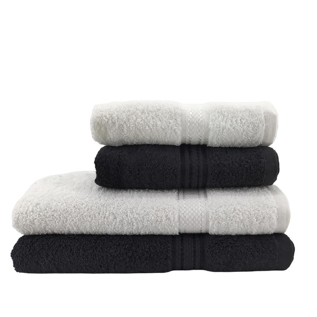 Полотенца для рук из 4 предметов - Банные полотенца (2 ванны и 2 руки) - 500 г / м²