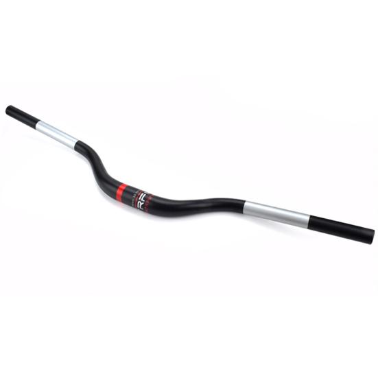Tough Bike Riser Bar Wear Resistant Aluminium Alloy Radial Curve Design Handlebar for Cycling