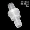 1/5Pcs Pagoda Inline One-Way Valve One Way Non-Return Fluid Stopper New Plastic Check Valve