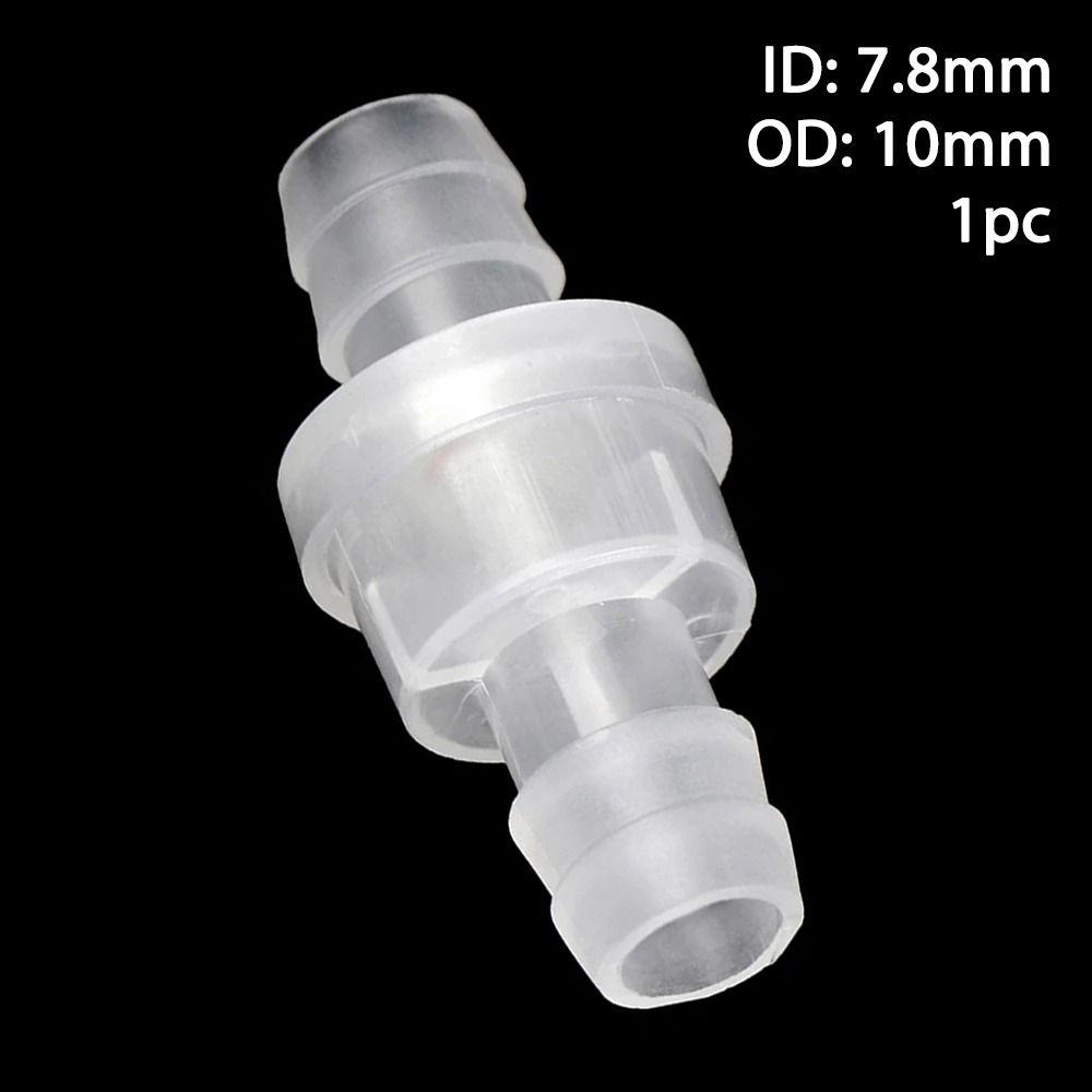 1/5Pcs Pagoda Inline One-Way Valve One Way Non-Return Fluid Stopper New Plastic Check Valve