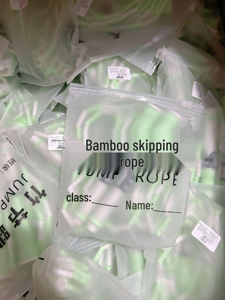 Bamboo Section Jump Rope for Children and Students - Beginner Kindergarten Edition