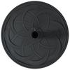 Art Deco Sun Umbrella Base Black Ø 45 x 39.5 cm Iron