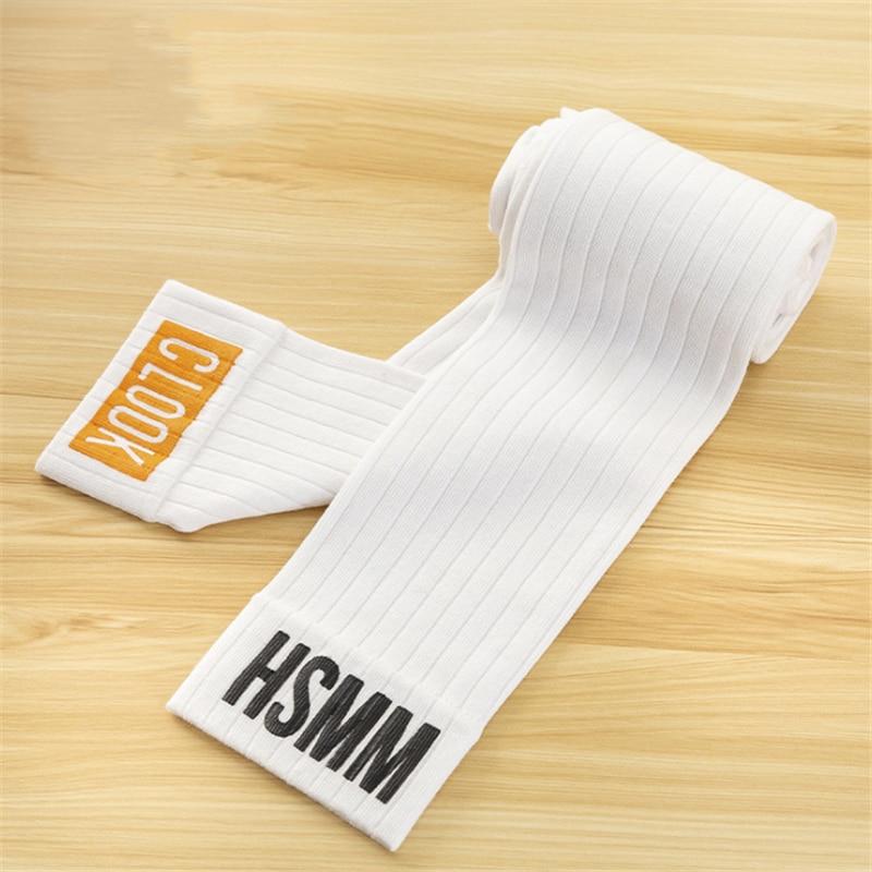 Эластичные леггинсы для девочек, детские леггинсы с буквами, одежда для девочек, штаны, мягкие вязаные штаны для малышей, брюки