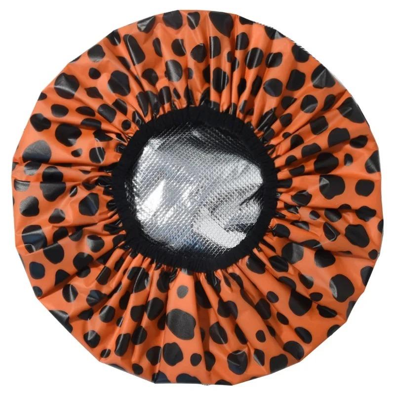 1PC Self-heating Tin Foil Hat Thickened Heating Steam Shower Caps Hair Mask Cap Portable Hair Salon Smooth Hair Oil Baking Cap