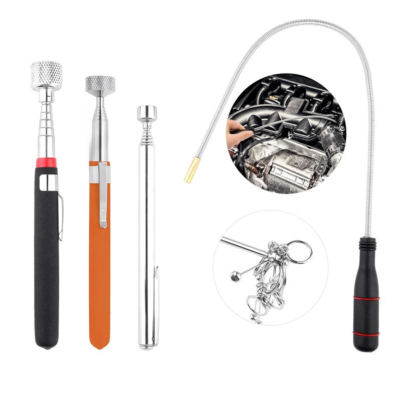 Telescopic Magnetic Pick Up Tool Magnet Retrieval Stick (1.5LB 5LB 10LB 15LB) for Car Repairing Machinery Maintenance Car Tools