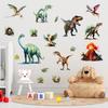Настенная наклейка динозавр птеродактиль вулкан фреска съемная виниловая наклейка для детской комнаты, детской комнаты, домашнего декора