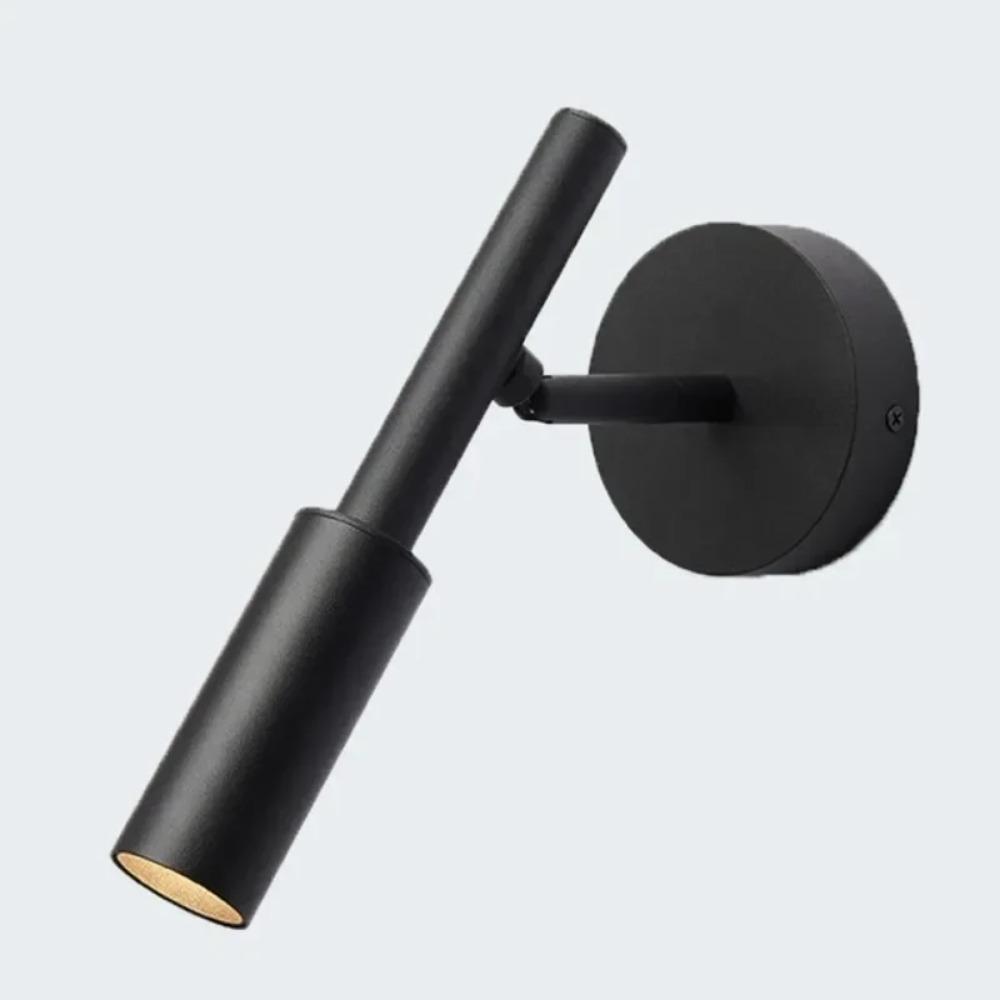 Minimalist Nordic Style Bedroom Background Wall Lamp Bedside Reading Light Study Lighting Design Sense Living Room Black White