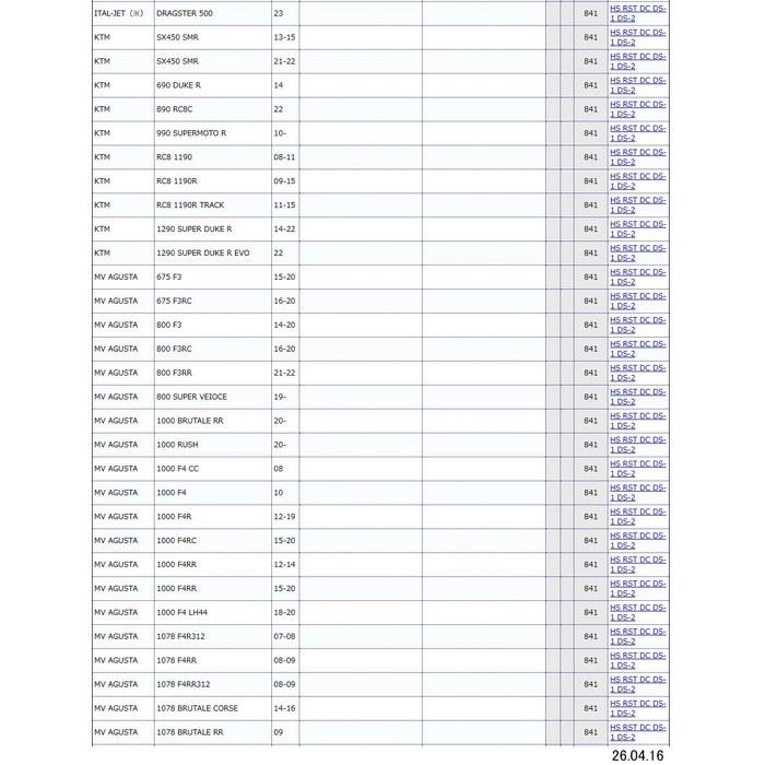 KITACO SBS Тормозные колодки [Только для использования на треке] 841DC (Фронт) Тормозные колодки гоночные двойной карбон MT-09SP, YZF-R1, GSX-R600, GSX1300R Hayabusa, Ninja