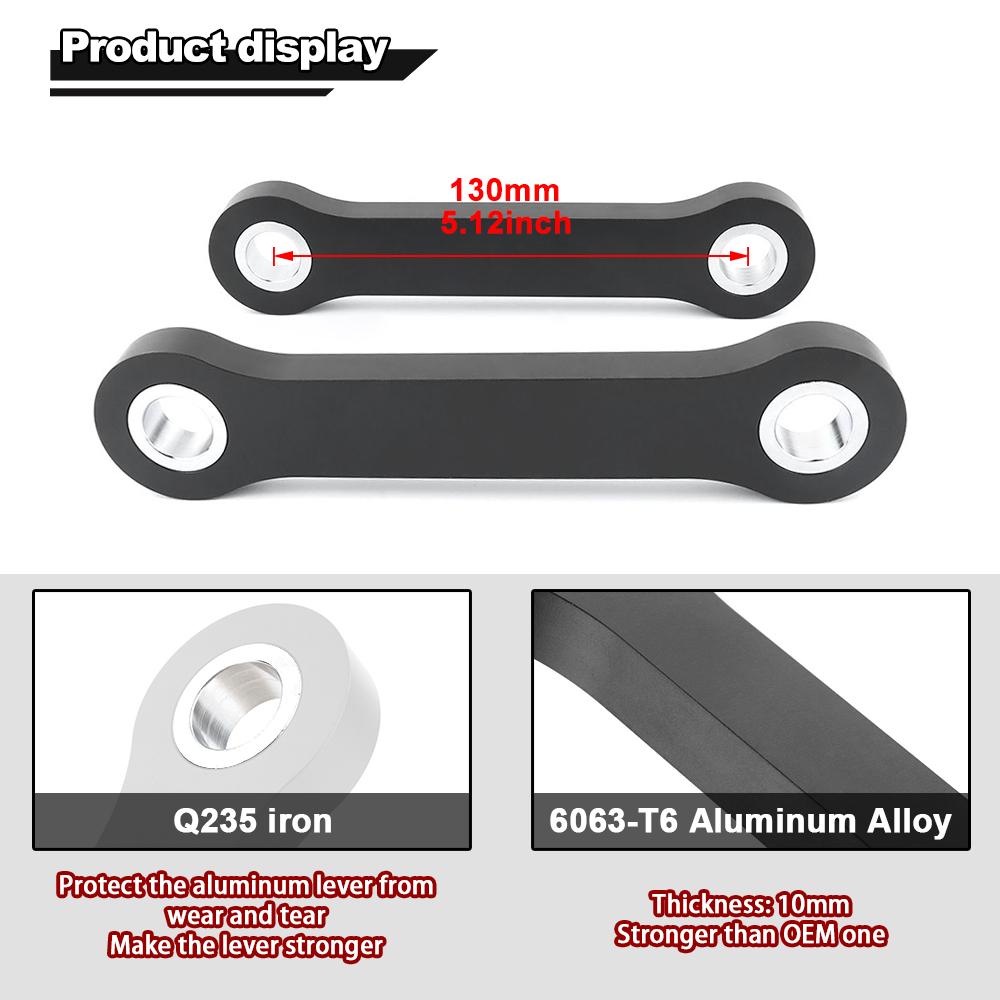 Fit For Kawasaki KX112 2022-2023 KX100 KX85 KX80 KX120 Motorcycle Lowering Links Kit Rear Suspension Linkage Drop Link With Logo