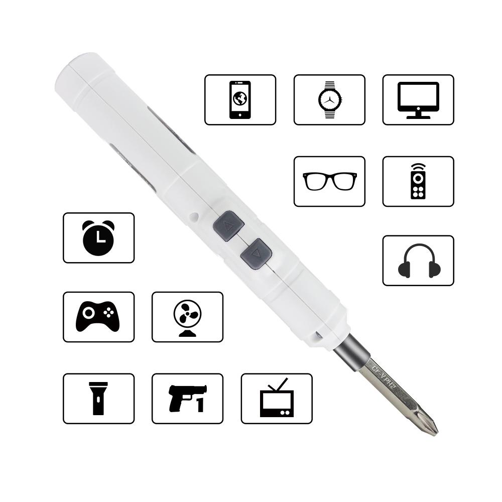 Набор электрических отверток Многофункциональные аккумуляторные отвертки Набор бит Ремонт электроинструментов Отвертка с сильным магнитом