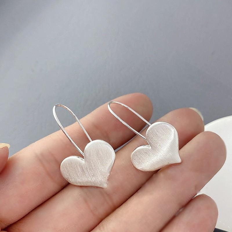 Серьги из полированного серебра 925 пробы, женские, холодный стиль, модные, универсальные, серьги-клипсы в форме ромба