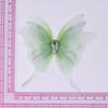 Gradient Color Organza Fabric Butterfly Four-Layer 3D Butterfly Decorations Butterfly Appliques