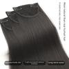Women's Long Straight Seamless Hair Extensions - Three-Piece Invisible Wig Patch